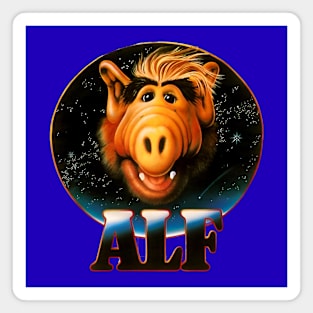 ALF- Outer Space Logo Magnet